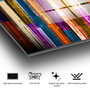 Wallity Cuadro Decorativo de Vidrio Templado Multicolor 70 x 100 cm